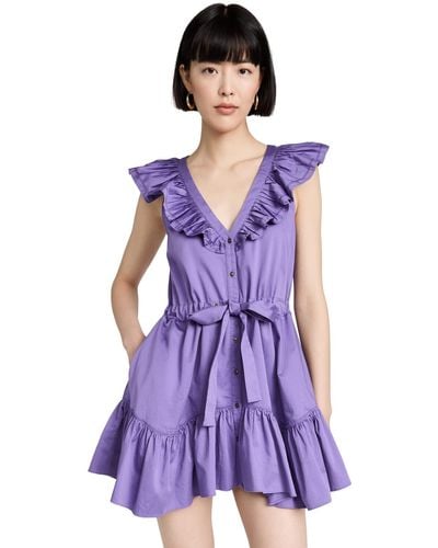 Ramy Brook Mini Arsola Dress - Purple