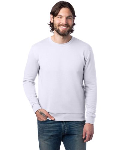 Alternative Apparel Go-to Easy Eco-fleece Sweatshirt - White