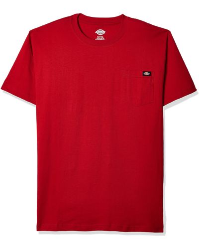 Red Dickies T Shirts For Men Lyst