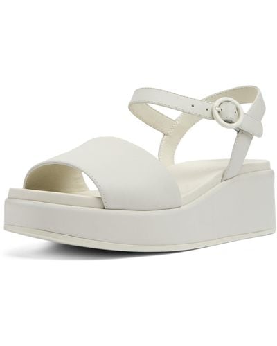 Camper Fashion Wedge Sandal - White