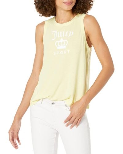Juicy Couture Sleeveless Sport Logo Tank - Multicolor