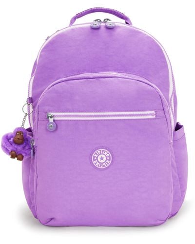 Kipling Seoul Extra Large 17" Laptop Backpack - Purple