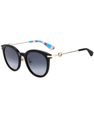 Kate Spade Keesey/g/s Oval Sunglasses - Black