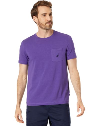 Nautica Pocket T-shirt - Purple