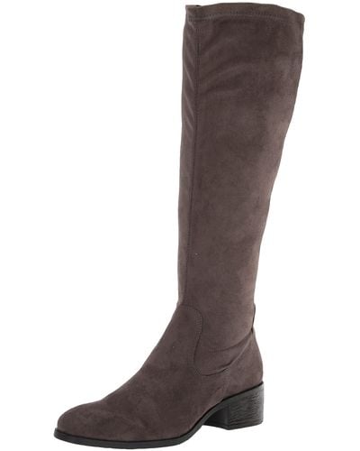 Kenneth Cole Reaction Salt Stretch To-the-knee High Boot - Brown