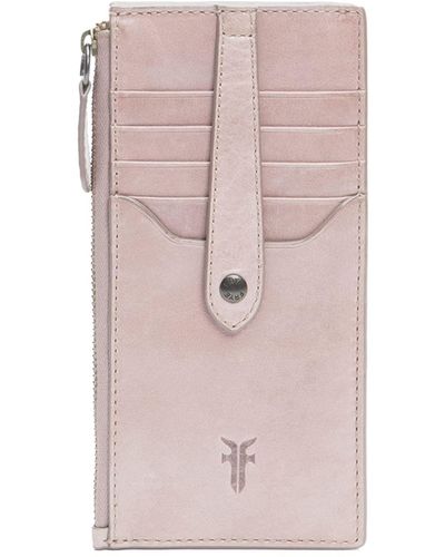 Frye S Melissa Snap Card Wallet - Pink