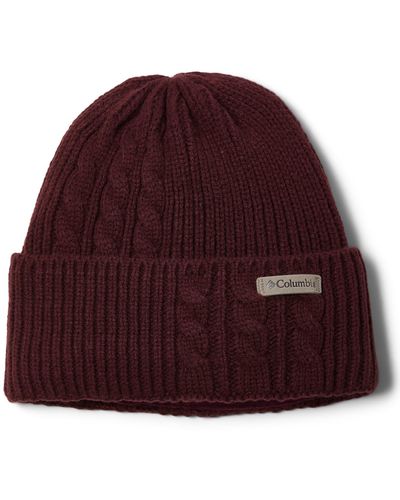 Columbia Agate Pass Cable Knit Beanie - Purple