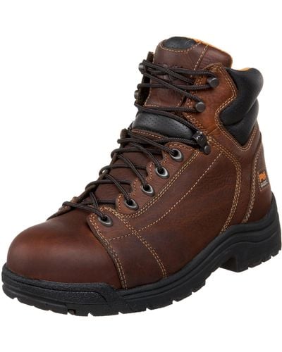 Timberland Pro 50506 Titan 6" Lace To Toe Safety Toe Boot,haystack Brown,14 W