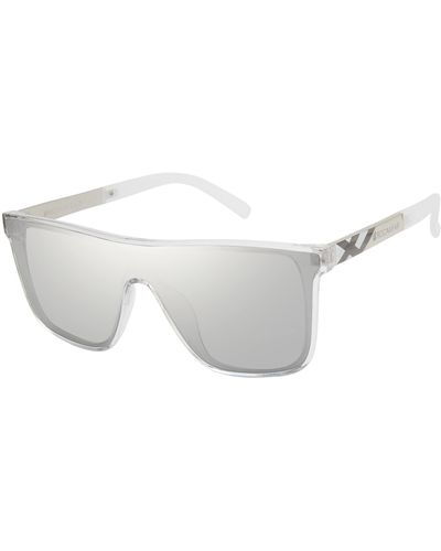 Rocawear R1543 Modern Uv Protective Square Shield Sunglasses. Gifts For With Flair - Black