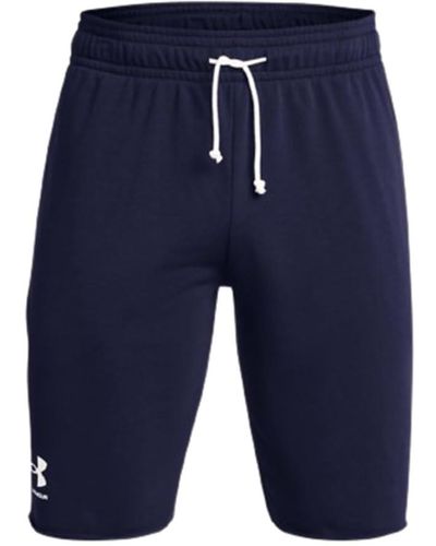 Under Armour Rival Terry Shorts 2xl - Blue