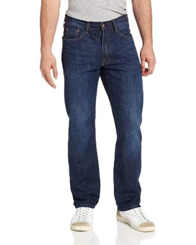 Izod Rigid Denim Jeans (regular, Straight, And Relaxed Fit) - Blue