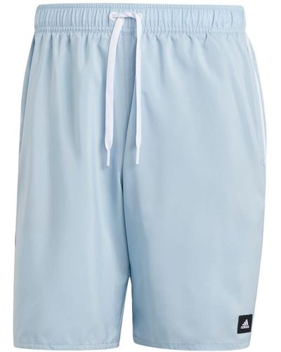 adidas Standard 3-stripes Classic Swim Shorts - Blue