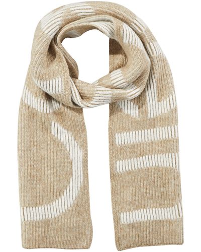 Calvin Klein Womens Accessories Scarf,heathered Almond,one Size - Natural