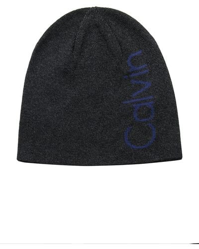 Calvin Klein Reversible Beanie-Mütze - Blau