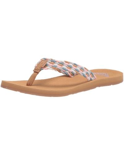 Roxy Porto Sandal Flip-Flop Flipflop - Schwarz