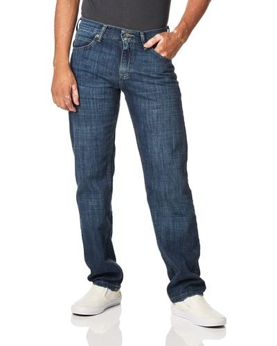 Lee Jeans Regular Fit Straight Leg Jean Jeans - Blu