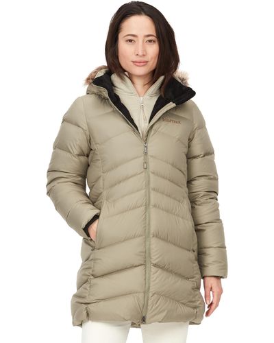 Marmot Montreal Mid-thigh Length Down Puffer Coat - Multicolor