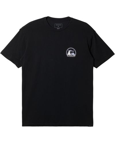 Quiksilver Clean Circle Tee Shirt - Black