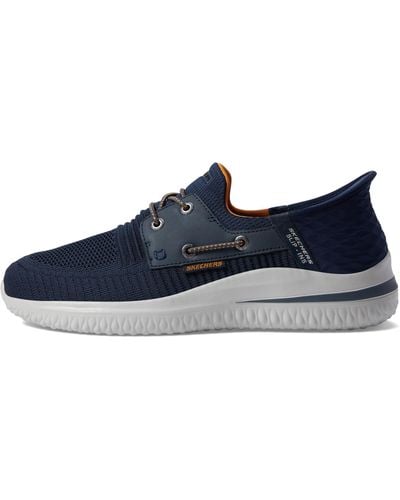Skechers Usa Slip-ins: Delson 3.0-roth Moccasin - Blue