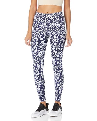 Vera Bradley Active High-waist Leggings With Side Pocket And 26" Inseam - Blue