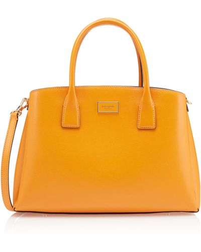 Kate Spade Serena Saffiano Leather Satchel - Orange