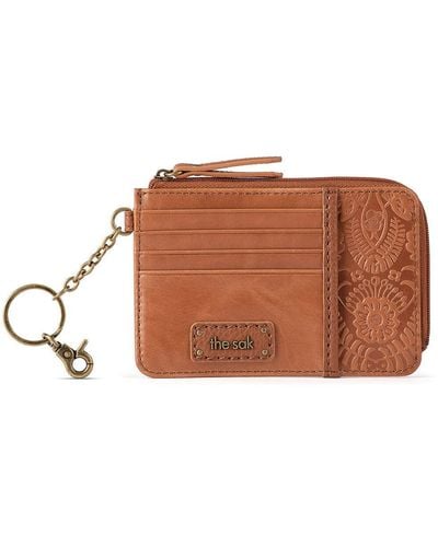 The Sak Iris Wallet In Leather - Brown