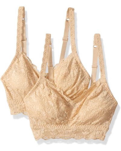 Cosabella Say Never Curvy Sweetie Bralette 2 Pack - Natural