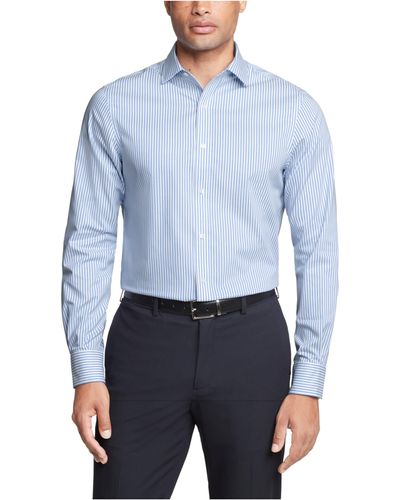 Tommy Hilfiger Dress Shirt Regular Fit Essentials - Blue