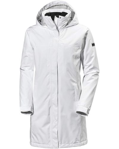 Helly Hansen Aden Insulated Waterproof Windproof Breathable Coat Jacket - White