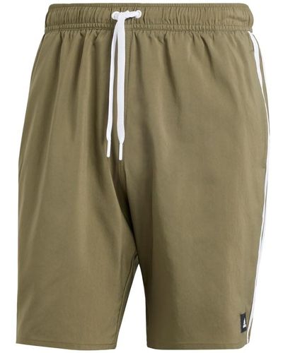 adidas Standard 3-stripes Classic Swim Shorts - Green