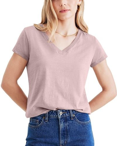 Dockers Slim Fit Short Sleeve Favorite V-neck Tee Shirt - Multicolor