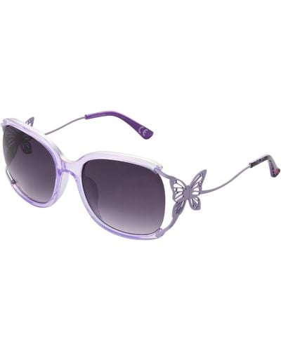 Betsey Johnson Rainbows & Butterflies Sunglasses Butterfly - Purple