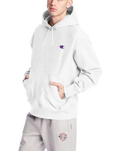 Champion Life Reverse Weave Pullover Hoodie - White