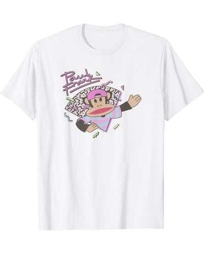 Paul Frank Julius Retro 90s Poster T-shirt - White