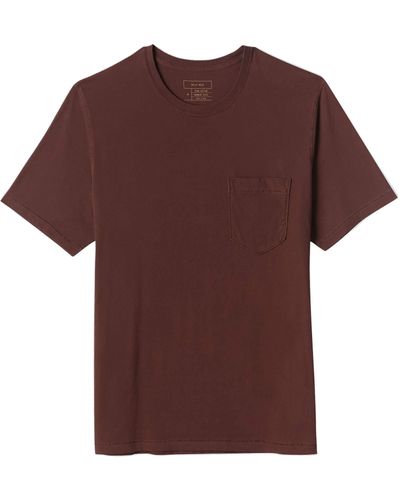 Billy Reid Washed Tee - Brown