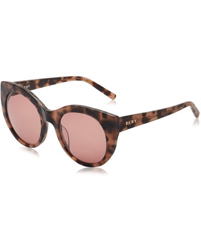DKNY Dk517s Cat-eye Sunglasses - Brown
