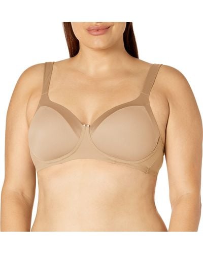 Playtex Womens Secrets Shapes & Supports Full-figure Wirefree 4824 Balconette Bra - Natural