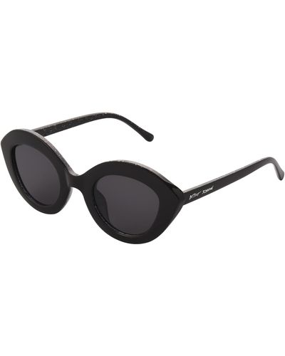 Betsey Johnson The Artist Novelty Cat Eye Sunglasses - Black