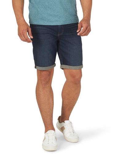 Lee Jeans Mens Legendary Regular Fit 5-pocket Jean Denim Shorts - Blue