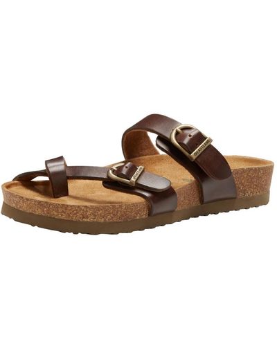Eastland Tiogo Sandal in Brown Lyst