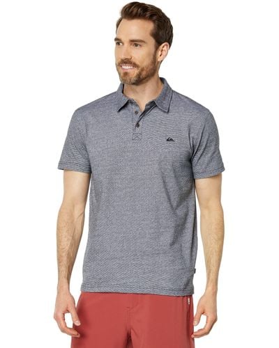 Quiksilver Sunset Cruise Collared Polo Shirt - Grey