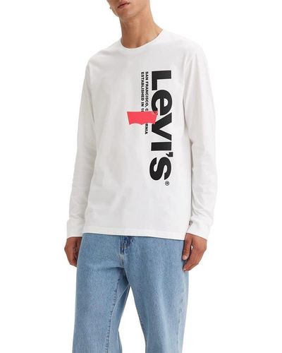 Levi's Relaxed Long Sleeve T-shirt, - White