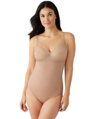 Wacoal Elevated Allure Wirefree Shaping Bodysuit - Brown