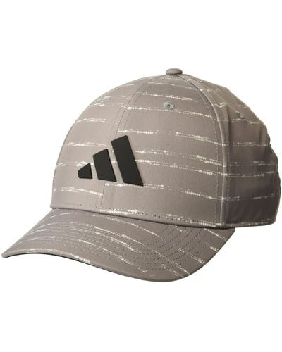 adidas Tour Printed Golf Hat - Gray