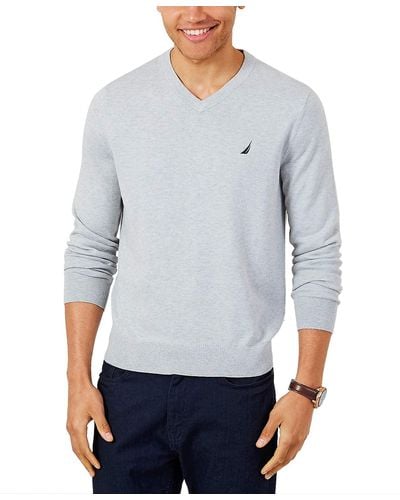 Nautica V-neck Sweater - Gray