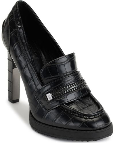 DKNY Juliane-loafer Pump Heeled Sandal - Black