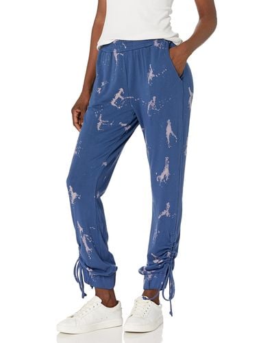 Kendall + Kylie Kendall + Kylie Side Ruched Sweatpant - Blue