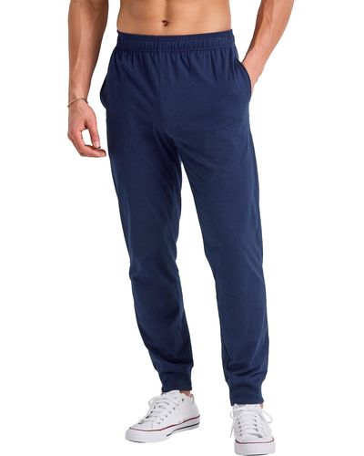 Hanes Originals Cotton Sweatpants - Blue