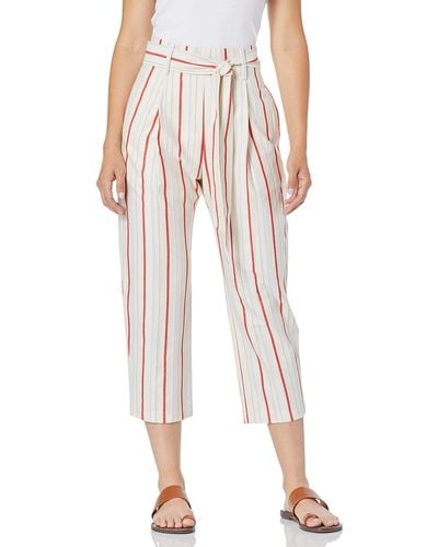 Parker Ramsey High Waist Ankle Length Striped Pant - Multicolor