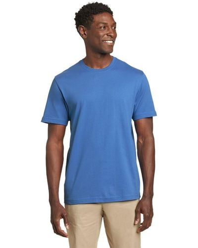 Eddie Bauer Legend Wash 100% Cotton Short-sleeve Classic T-shirt - Blue